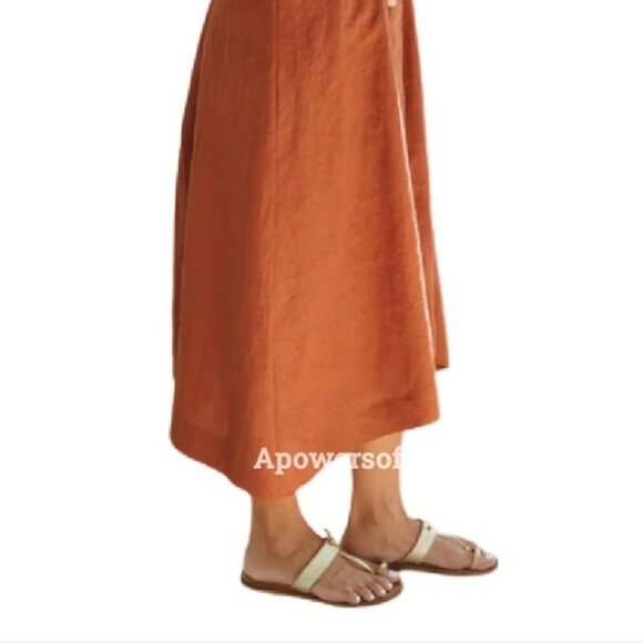 Linen Shirt Dress (0411) - Picture 5 of 12